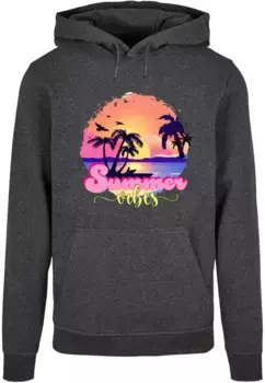Толстовка с капюшоном Merchcode " Merchcode Men's Summer Vibes Sunset Basic Hoody", цвет Charcoal