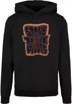 Толстовка с капюшоном Merchcode " Merchcode Men's Stone Temple Pilots - Vintage Warp Basic Hoody", черный