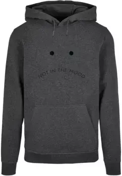 Толстовка с капюшоном Merchcode " Merchcode Men's NITM-Sad Face Basic Hoody", цвет Charcoal