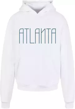 Толстовка с капюшоном Merchcode " Merchcode Men's Atlanta Ultra Heavy Hoody", белый