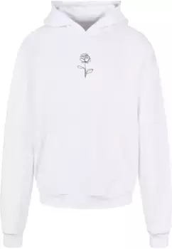 Толстовка с капюшоном Merchcode " Merchcode Men's Rose Ultra Heavy Hoody", белый