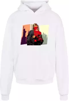 Толстовка с капюшоном Merchcode " Merchcode Men's Grand Red Girl Ultra Heavy Hoody", белый