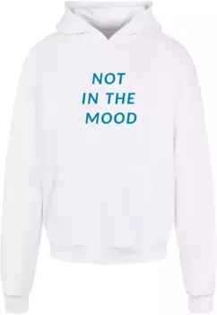 Толстовка с капюшоном Merchcode " Merchcode Men's NITM - Italic Ultra Heavy Hoody", белый