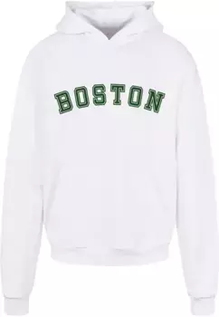 Толстовка с капюшоном Merchcode " Merchcode Men's Boston Ultra Heavy Hoody", белый