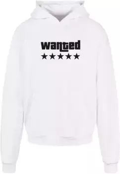 Толстовка с капюшоном Merchcode " Merchcode Men's Wanted Ultra Heavy Hoody", белый