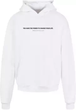Толстовка с капюшоном Merchcode " Merchcode Men's WD - Believe In Yourself Ultra Heavy Hoody", белый