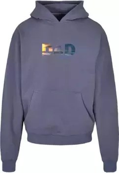 Толстовка с капюшоном Merchcode " Merchcode Men's For The Best Dad Ultra Heavy Cotton Box Hoody", синий