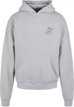 Толстовка с капюшоном Merchcode " Merchcode Men's Cherry Ultra Heavy Hoody", серый