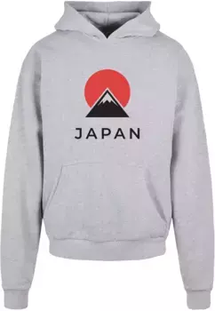 Толстовка с капюшоном Merchcode " Merchcode Men's Japan Ultra Heavy Hoody", серый