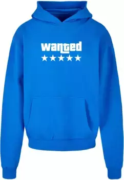 Толстовка с капюшоном Merchcode " Merchcode Men's Wanted Ultra Heavy Hoody", синий