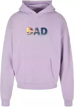 Толстовка с капюшоном Merchcode " Merchcode Men's For The Best Dad Ultra Heavy Cotton Box Hoody", цвет Lilac