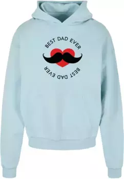 Толстовка с капюшоном Merchcode " Merchcode Men's Fathers Day - Best Dad Ultra Heavy Hoody", синий