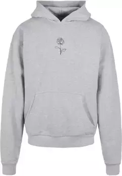 Толстовка с капюшоном Merchcode " Merchcode Men's Rose Ultra Heavy Hoody", серый