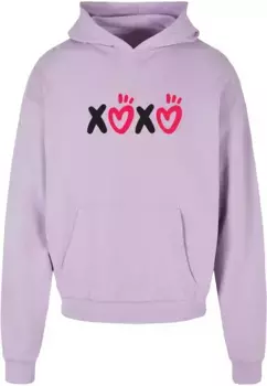 Толстовка с капюшоном Merchcode " Merchcode Men's Valentines Day - XOXO Ultra Heavy Hoody", цвет Lilac