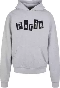 Толстовка с капюшоном Merchcode " Merchcode Men's Paris Ultra Heavy Hoody", серый