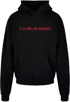 Толстовка с капюшоном Merchcode " Merchcode Men's It Time For Marocco Ultra Heavy Hoody", черный