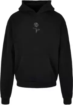 Толстовка с капюшоном Merchcode " Merchcode Men's Rose Ultra Heavy Hoody", черный