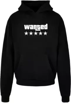 Толстовка с капюшоном Merchcode " Merchcode Men's Wanted Ultra Heavy Hoody", черный