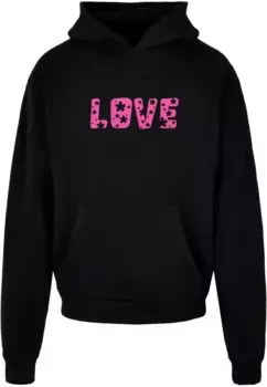 Толстовка с капюшоном Merchcode " Merchcode Men's Valentines Day - Flowers Love Ultra Heavy Hoody", черный