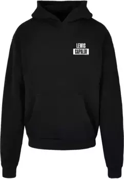 Толстовка с капюшоном Merchcode " Merchcode Men's Lewis Capaldi - PP Logo Ultra Heavy Hoody", черный