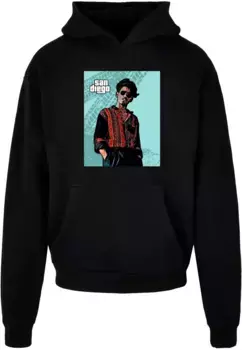 Толстовка с капюшоном Merchcode " Merchcode Men's Grand San Diego Ultra Heavy Hoody", черный