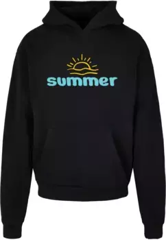 Толстовка с капюшоном Merchcode " Merchcode Men's Summer - Sun Ultra Heavy Hoody", черный
