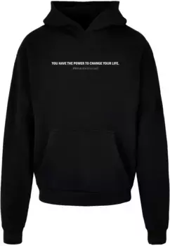 Толстовка с капюшоном Merchcode " Merchcode Men's WD - Believe In Yourself Ultra Heavy Hoody", черный