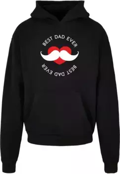 Толстовка с капюшоном Merchcode " Merchcode Men's Fathers Day - Best Dad Ultra Heavy Hoody", черный