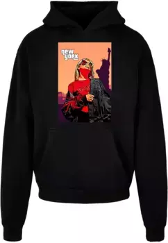 Толстовка с капюшоном Merchcode " Merchcode Men's Grand New York Ultra Heavy Hoody", черный
