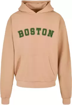 Толстовка с капюшоном Merchcode " Merchcode Men's Boston Ultra Heavy Hoody", бежевый