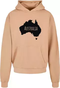 Толстовка с капюшоном Merchcode " Merchcode Men's Australia Ultra Heavy Hoody", бежевый