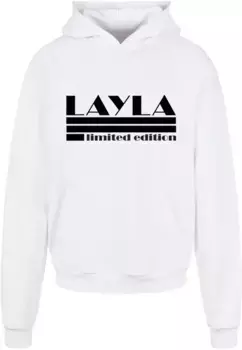 Толстовка с капюшоном Merchcode " Merchcode Men's Layla - Limited Edition Heavy Hoody", белый