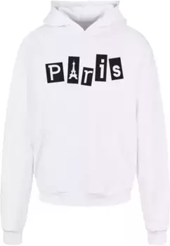 Толстовка с капюшоном Merchcode " Merchcode Men's Paris Ultra Heavy Hoody", белый