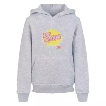 Толстовка с капюшоном Merchcode «Merchcode Men's Kids Thin Lizzy - The Rocker Comic Basic Hoody», цвет heathergrey