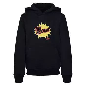Толстовка с капюшоном Merchcode «Merchcode Men's Kids Thin Lizzy - The Rocker Comic Basic Hoody», черный