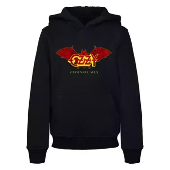Толстовка с капюшоном Merchcode «Merchcode Men's Kids Ozzy Osbourne - Bat Basic Hoody», черный