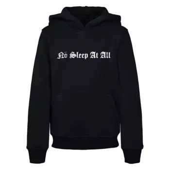 Толстовка с капюшоном Merchcode «Merchcode Men's Kids Motorhead - No Sleep Text Basic Hoody», черный