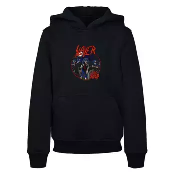 Толстовка с капюшоном Merchcode «Merchcode Men's Kids Slayer - Live Undead Basic Hoody», черный