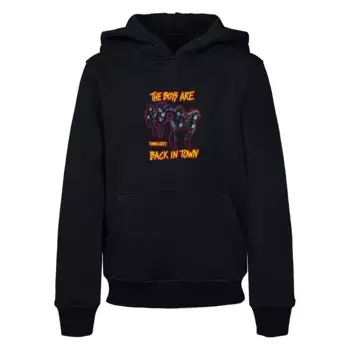 Толстовка с капюшоном Merchcode «Merchcode Men's Kids Thin Lizzy - The Boys Are Back Basic Hoody», черный