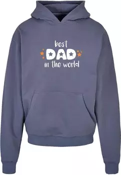 Толстовка с капюшоном Merchcode Sweatshirt Fathers Day - Best Dad In The World, цвет opal