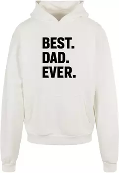 Толстовка с капюшоном Merchcode Sweatshirt Fathers Day - Best Dad Ever, белый