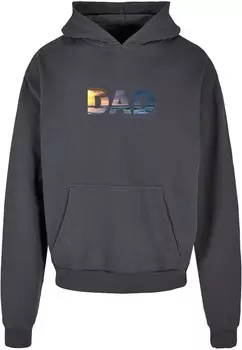 Толстовка с капюшоном Merchcode Sweatshirt For The Best Dad, темно-серый