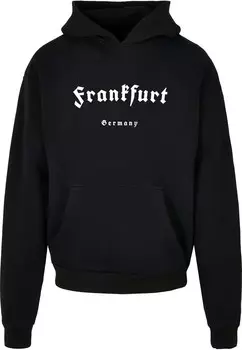 Толстовка с капюшоном Merchcode Sweatshirt Frankfurt X, черный