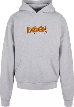 Толстовка с капюшоном Merchcode Sweatshirt Halloween - Boo Pumpkin, пятнистый серый