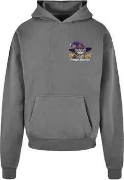 Толстовка с капюшоном Merchcode Sweatshirt Halloween - Pumpkin Prowler, темно-серый