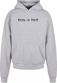 Толстовка с капюшоном Merchcode Sweatshirt Halloween - Trick or Treat, пятнистый серый