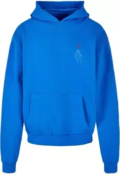 Толстовка с капюшоном Merchcode Sweatshirt K Heart, коабльтовый синий