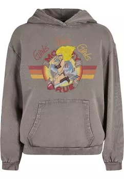 Толстовка с капюшоном Merchcode Sweatshirt Motley Crue - Bomber Girl, серо-коричневый