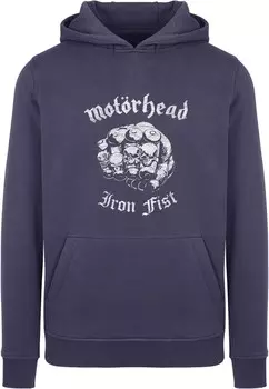 Толстовка с капюшоном Merchcode Sweatshirt Motorhead - Iron Fist, морской синий