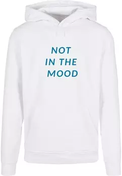 Толстовка с капюшоном Merchcode Sweatshirt NITM - Italic, белый